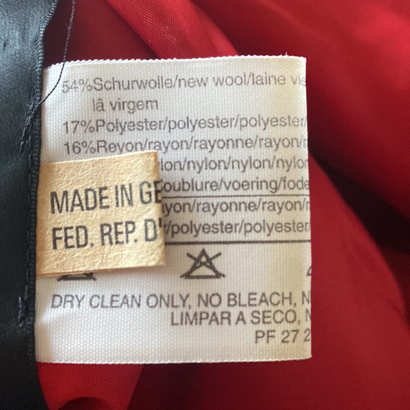 LOUIS FERAUD MADE IN GERMANY VINTAGE PIN STRIPE BLAZER 8 VINTAGE COUTURE - Picture 12 of 13